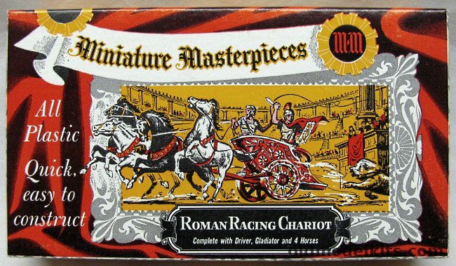 Miniature Masterpieces 1/48 Roman Racing Chariot, K504-98 plastic model kit